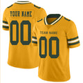 Custom Yellow GB Football Shirt Top