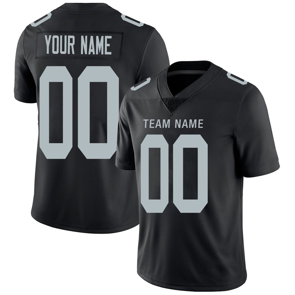 Custom Black LV Football Shirt Top