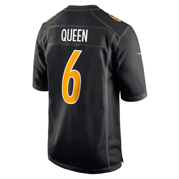 Custom #6 Carbon Black PIT Football Shirt Top