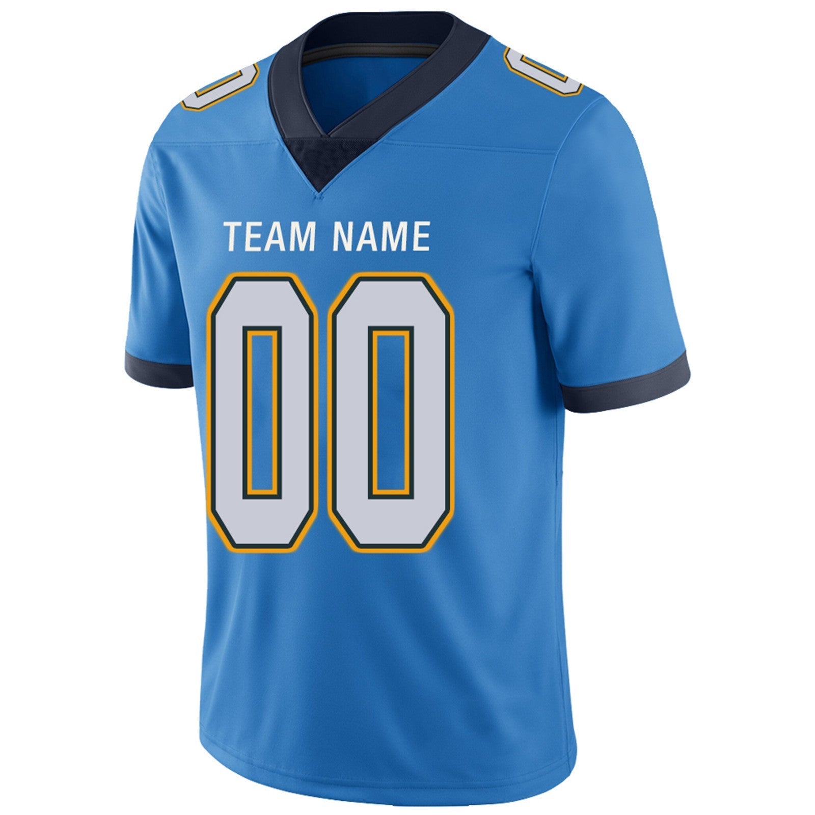 Custom Navy LAC Football Shirt Top