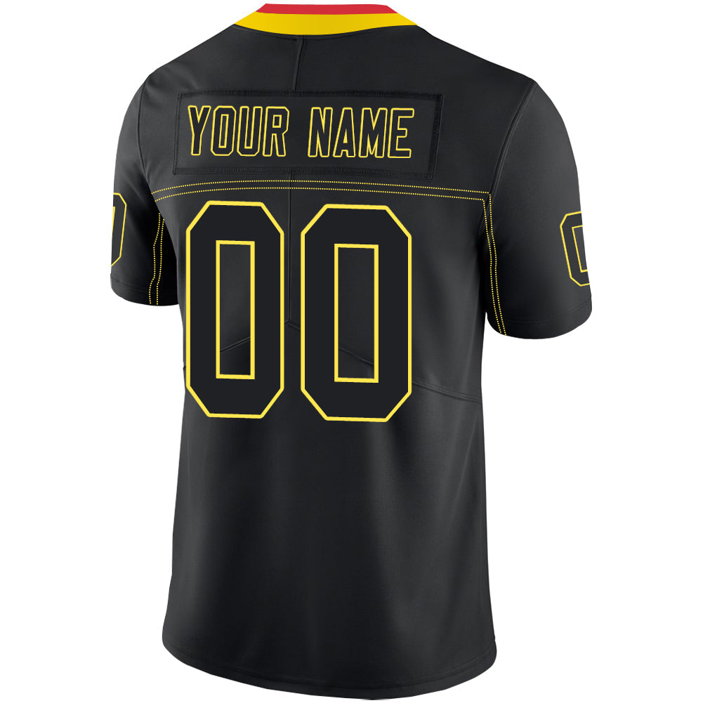 Custom Black KC Football Shirt Top