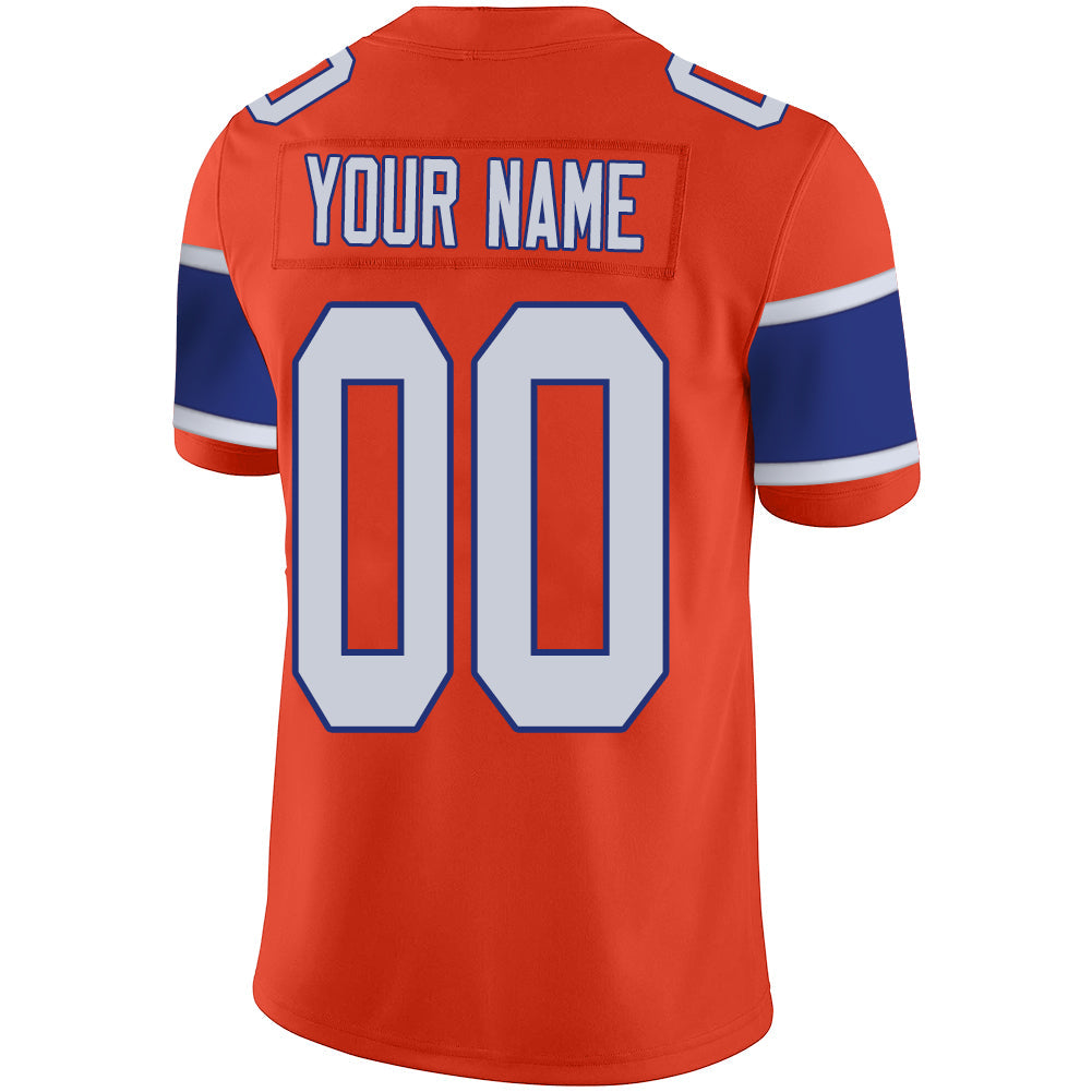 Custom Orange DEN Football Shirt Top