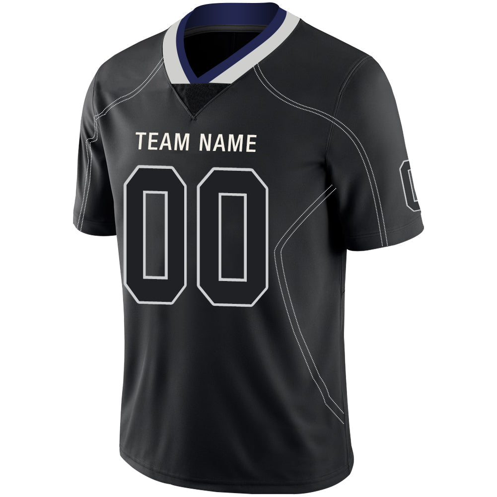 Custom Black DAL Football Shirt Top