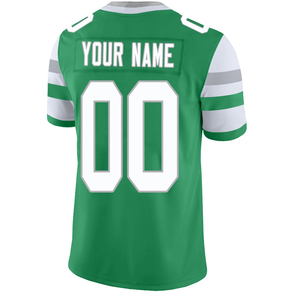 Custom Green NYJ Football Shirt Top