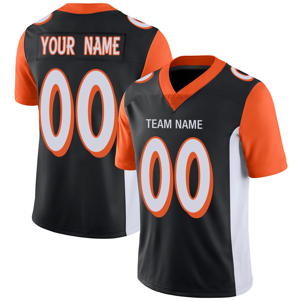 Custom Black Football Shirt Top