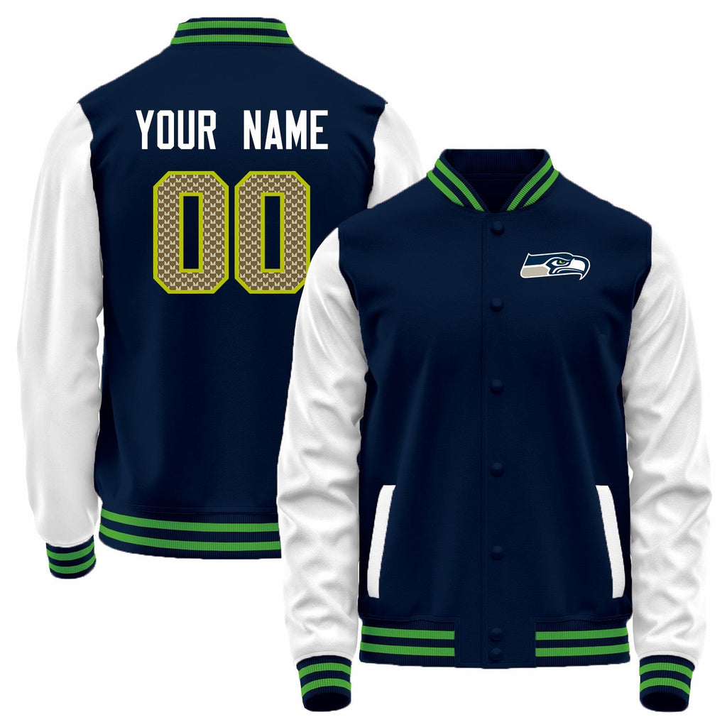 Custom White SEA Football Shirt Top