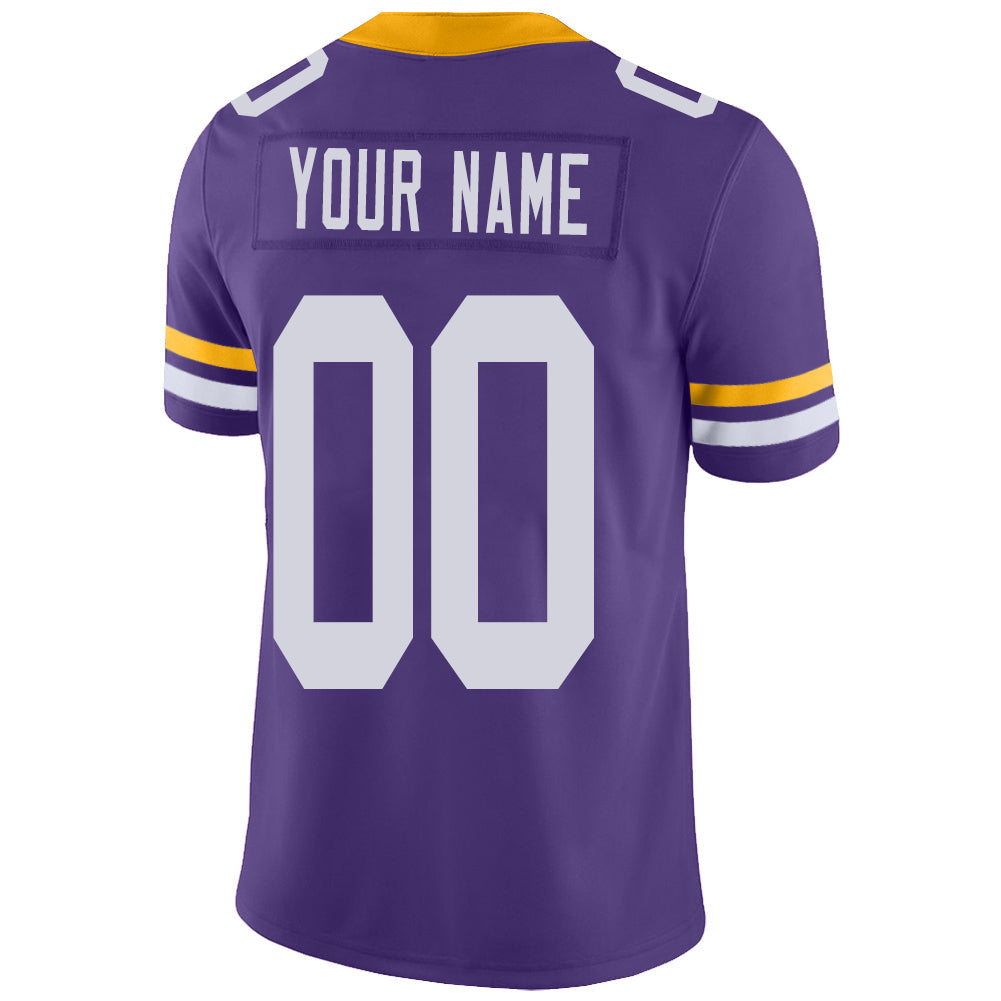 Custom Purple MIN Football Shirt Top