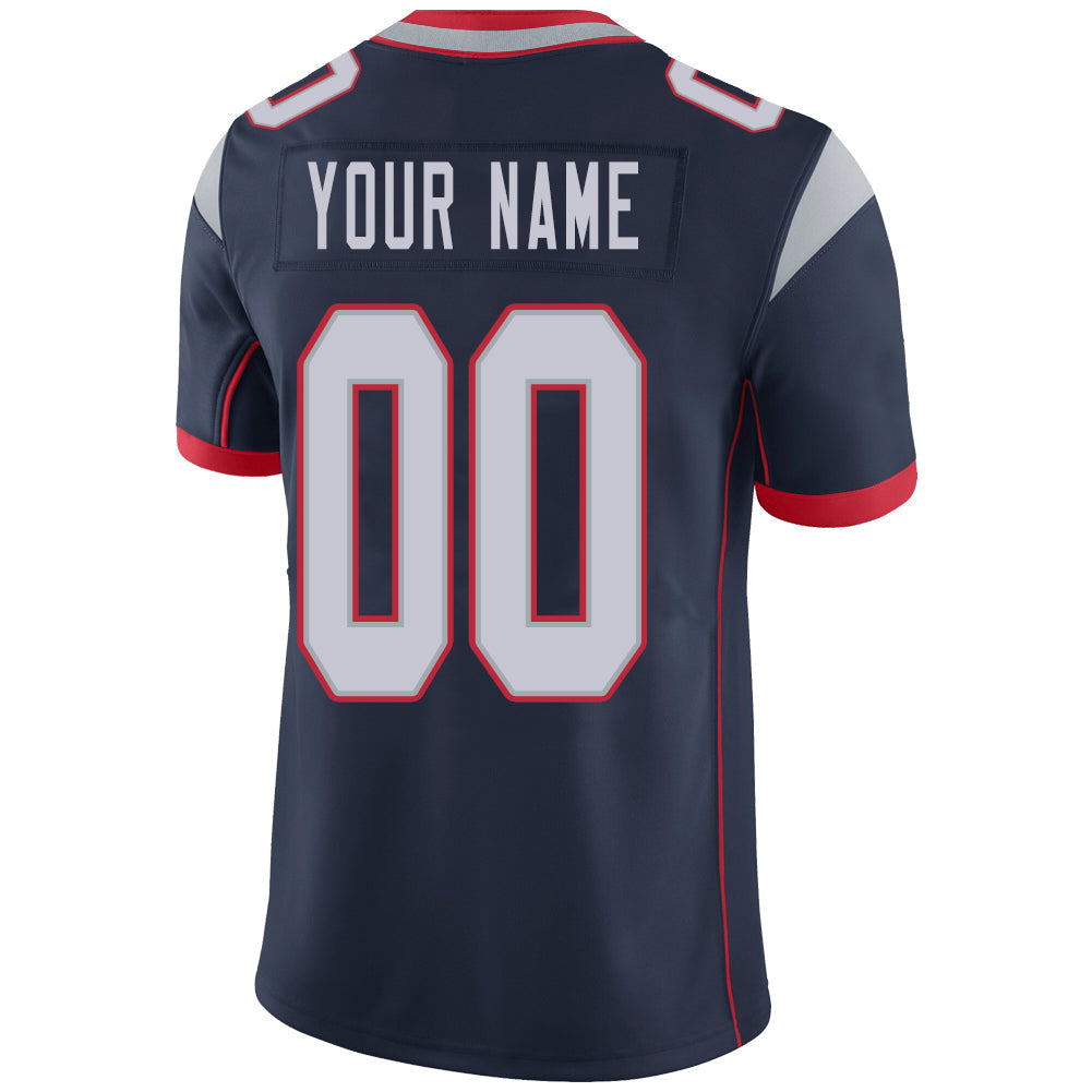 Custom Navy NE Football Shirt Top