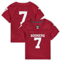 Custom #7 Crimson Football Shirt Top
