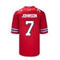Custom #7 Red BUF Football Shirt Top