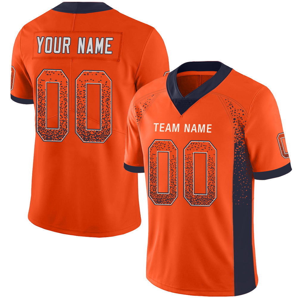 Custom Orange DEN Football Shirt Top