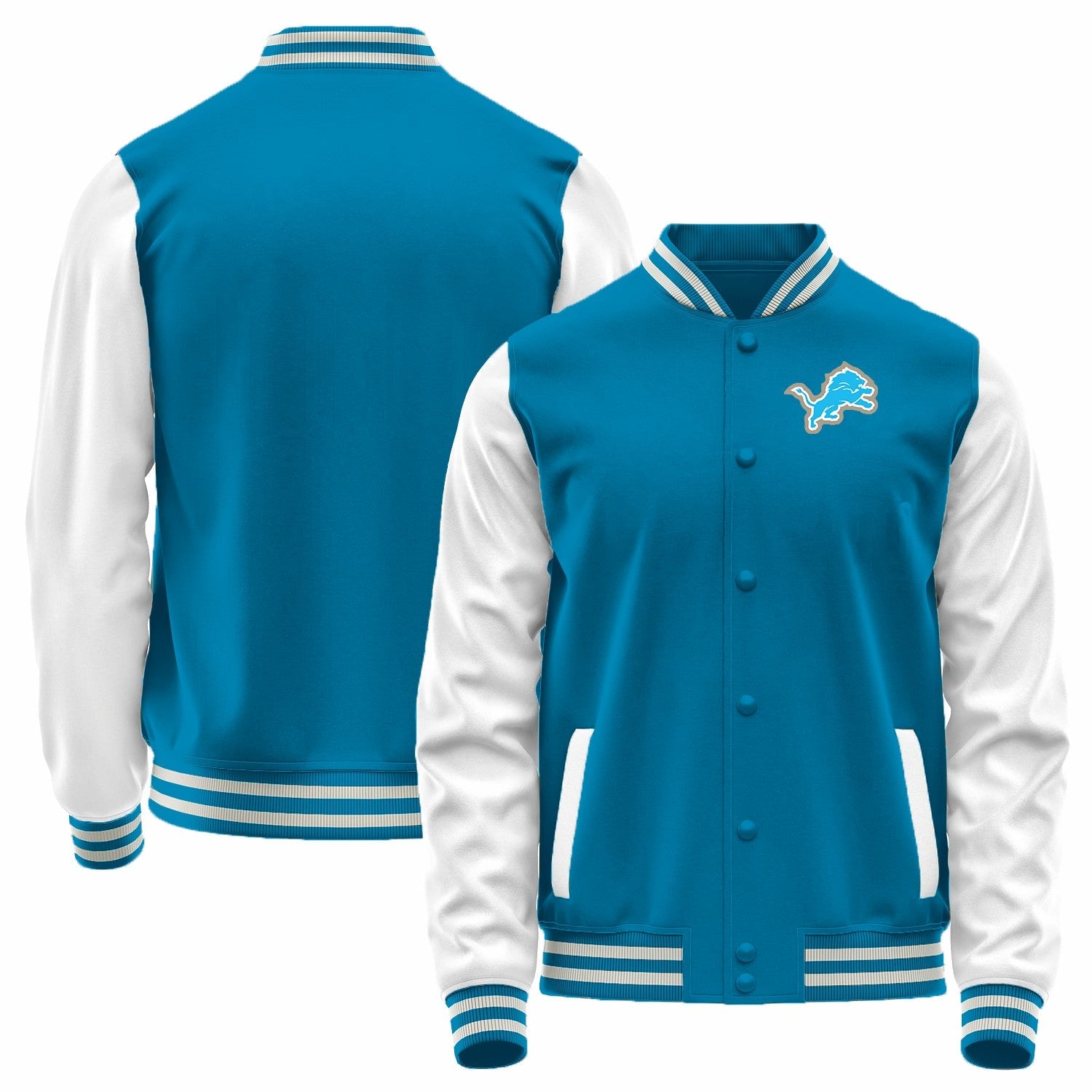 Custom White DET Football Shirt Top