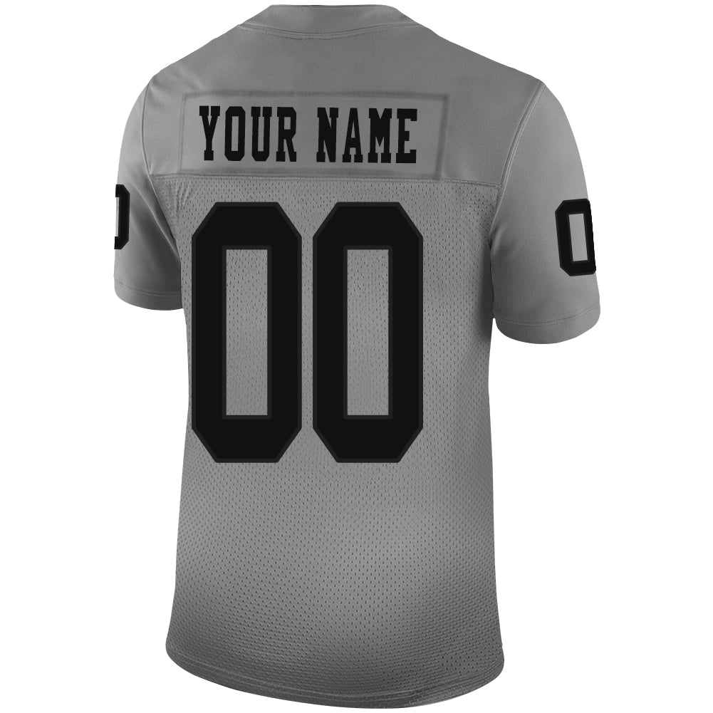 Custom Grey LV Football Shirt Top