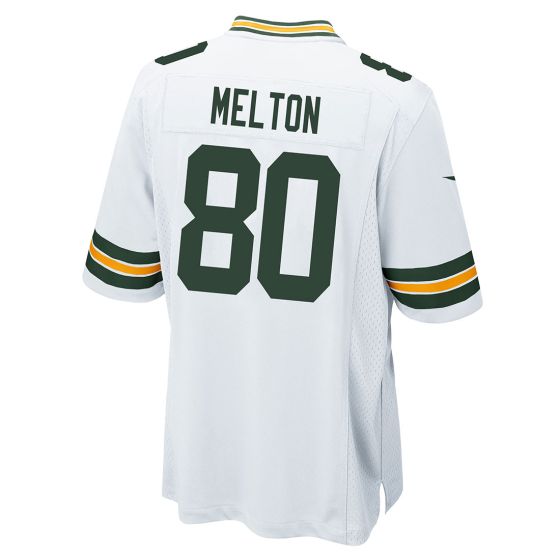 Custom #80 White GB Football Shirt Top