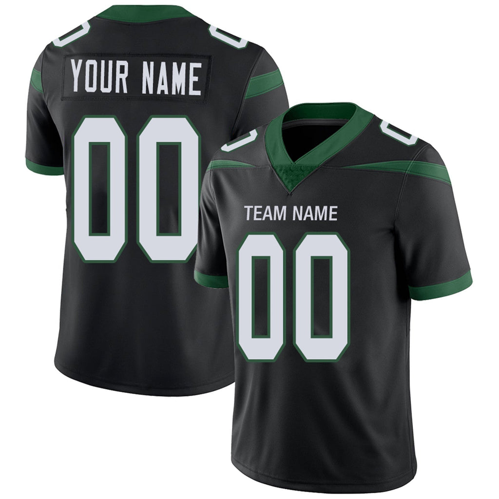 Custom Green NYJ Football Shirt Top