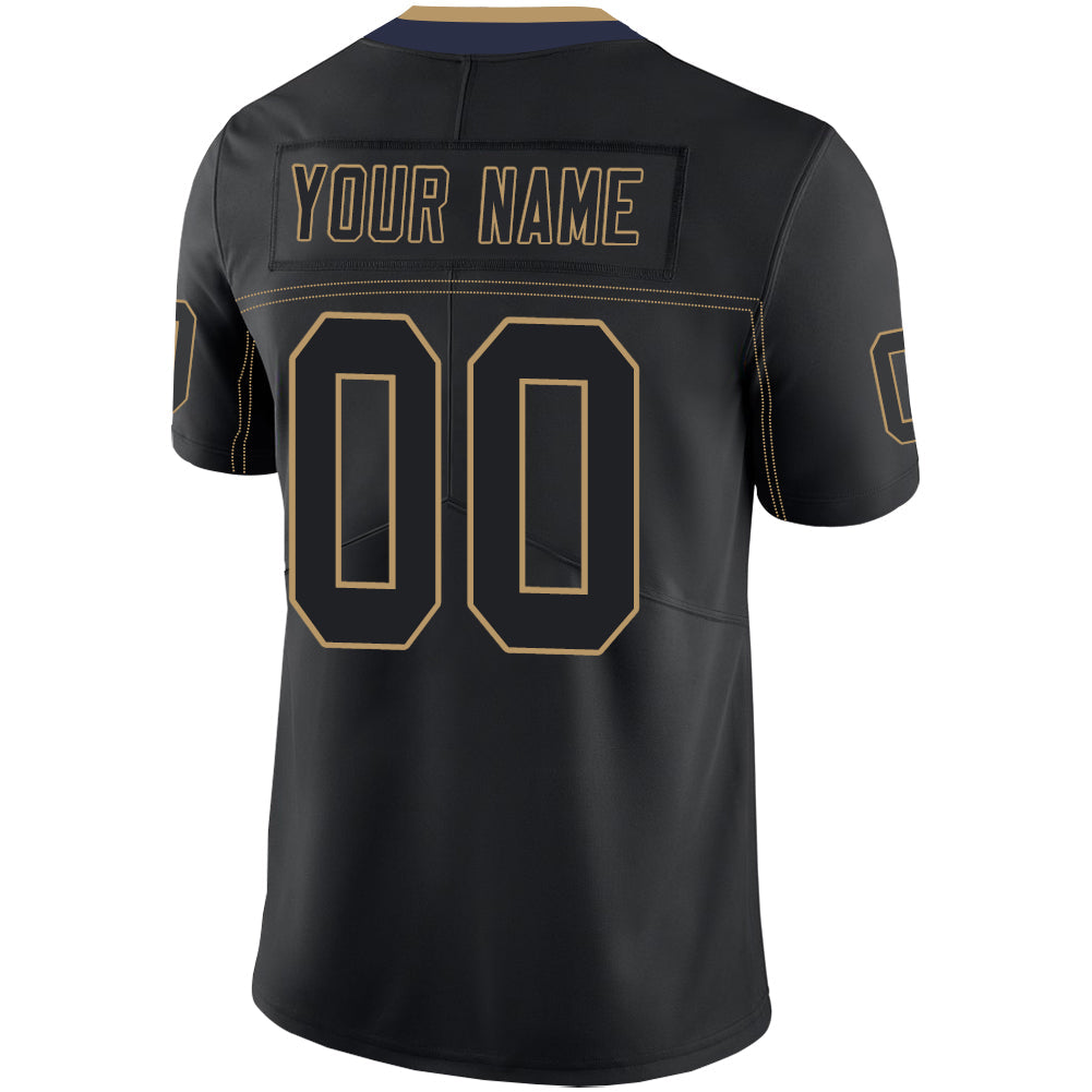 Custom Black LAC Football Shirt Top