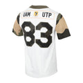 Custom #83 White College Shirt Top