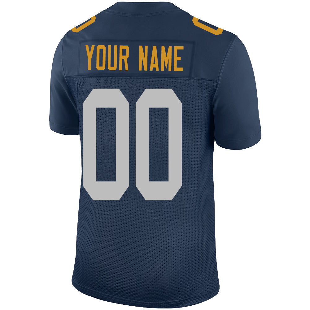Custom Navy GB Football Shirt Top