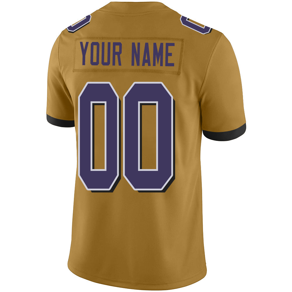 Custom Gold Football Shirt Top