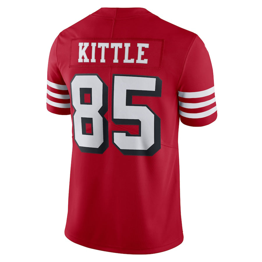 Custom #85 Black 2022 SF Football Shirt Top