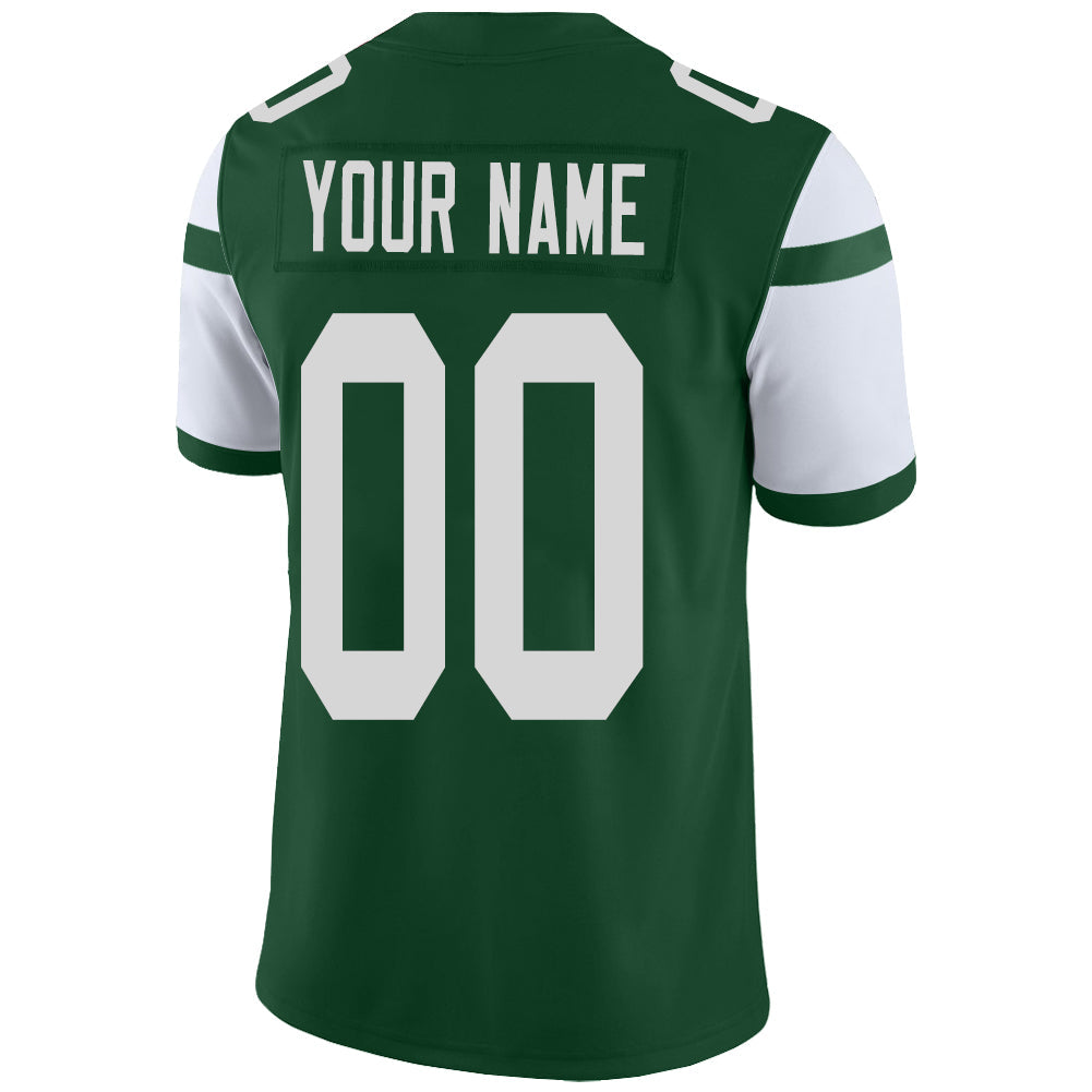 Custom Green NYJ Football Shirt Top
