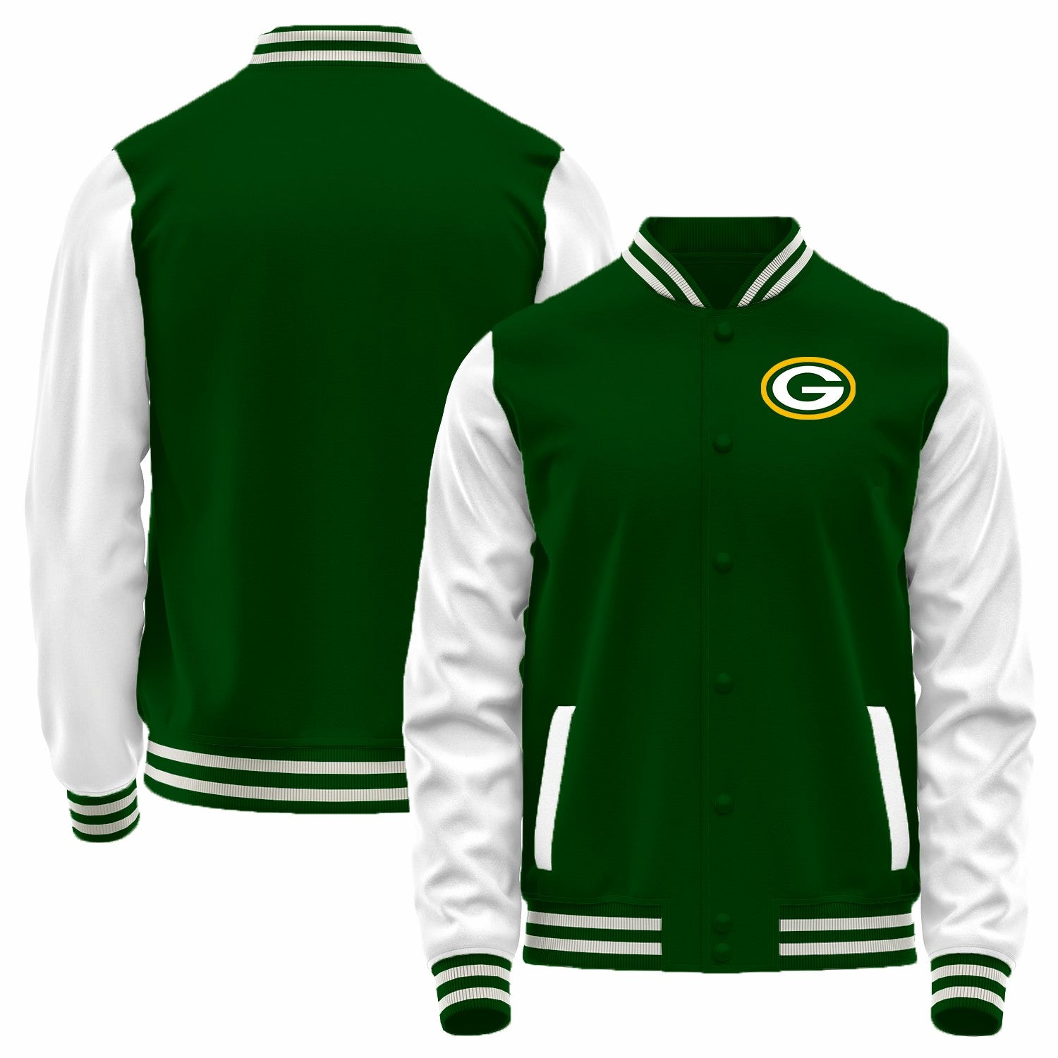 Custom White GB Football Shirt Top