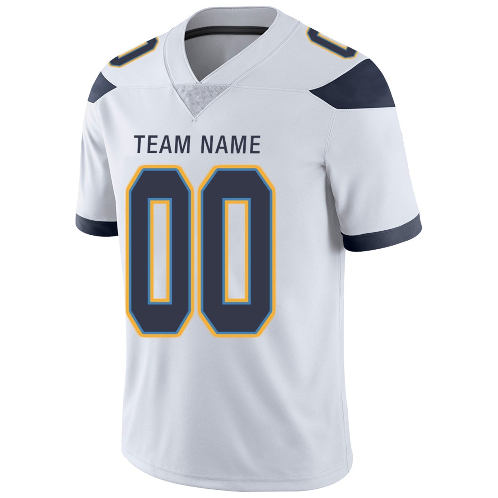 Custom Navy LAC Football Shirt Top