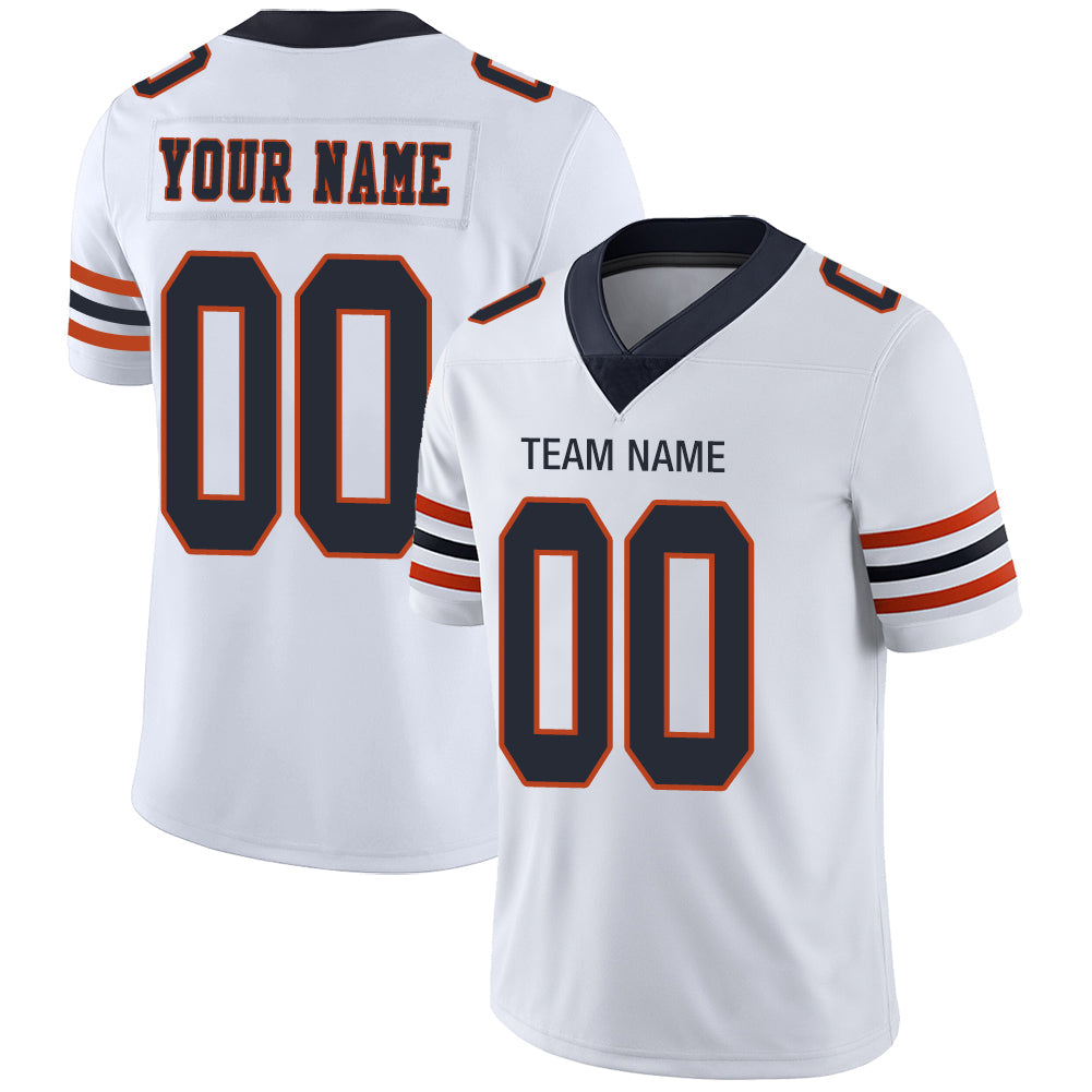 Custom White Football Shirt Top