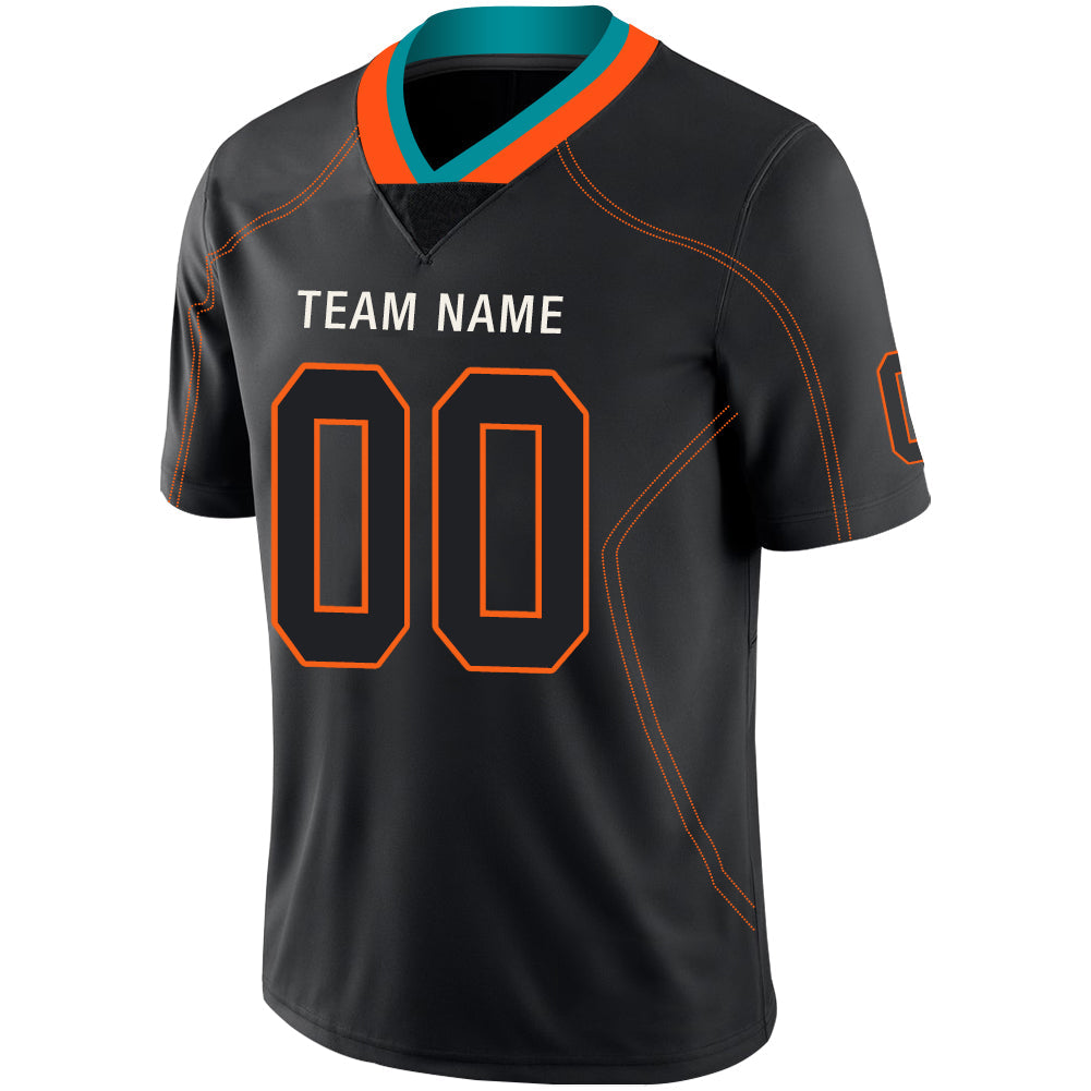 Custom Black MIA Football Shirt Top