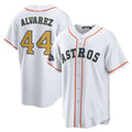 Custom #44 White 2023 HOU Baseball Shirt Top