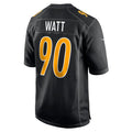 Custom #90 Carbon Black PIT Football Shirt Top