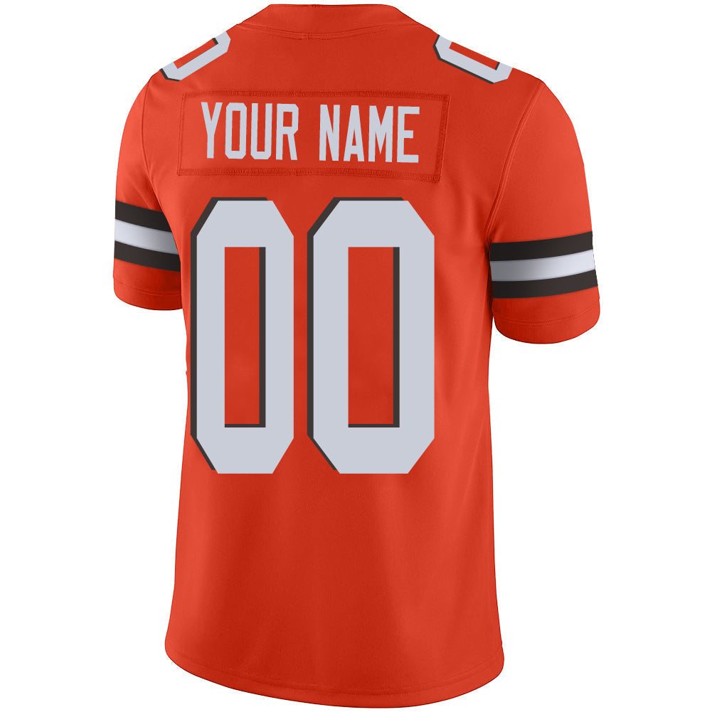 Custom Orange Football Shirt Top