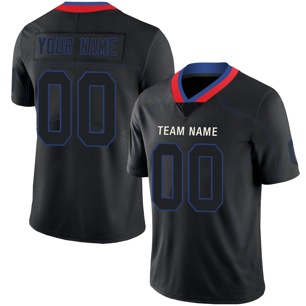Custom Black BUF Football Shirt Top