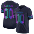 Custom Navy DAL Football Shirt Top
