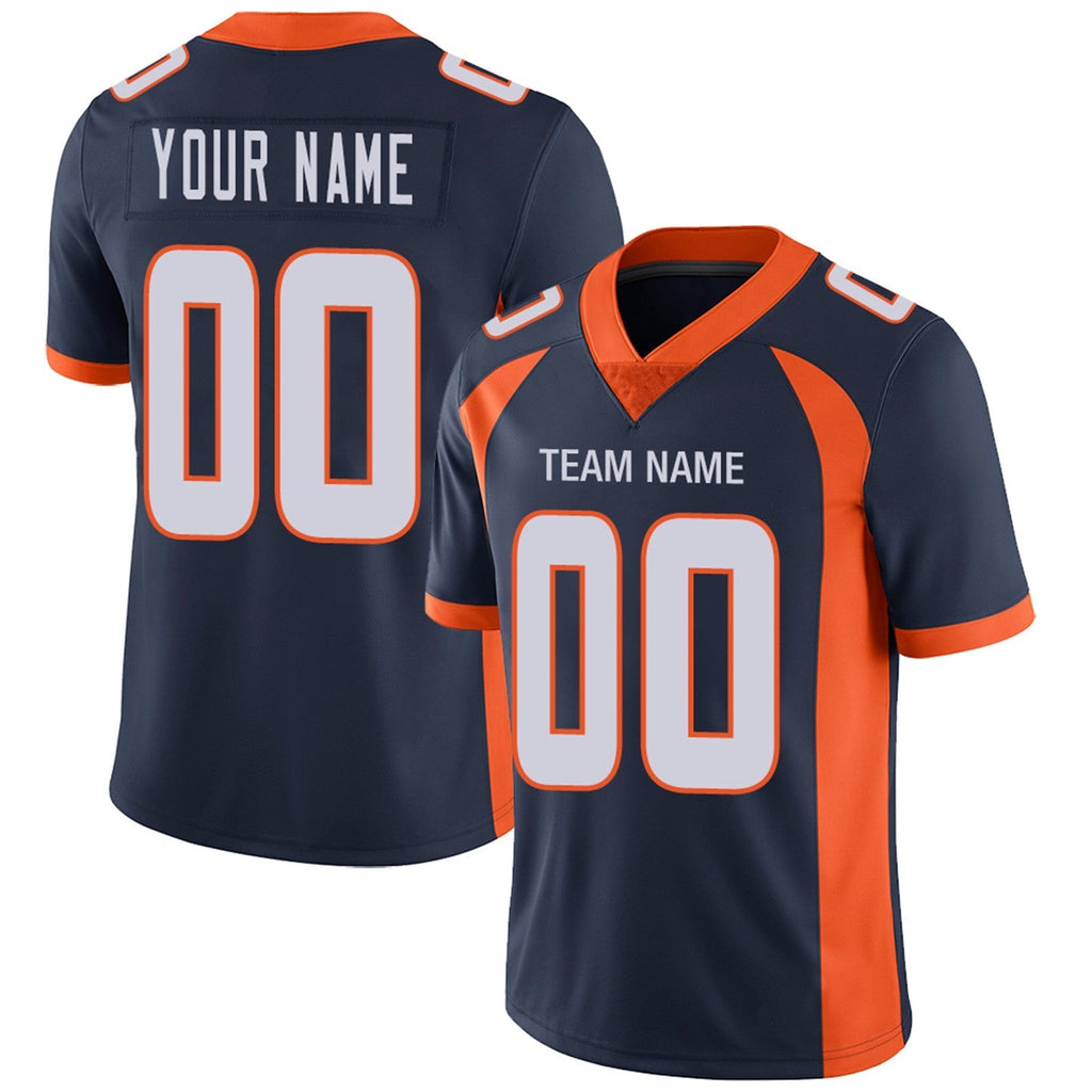 Custom Orange DEN Football Shirt Top