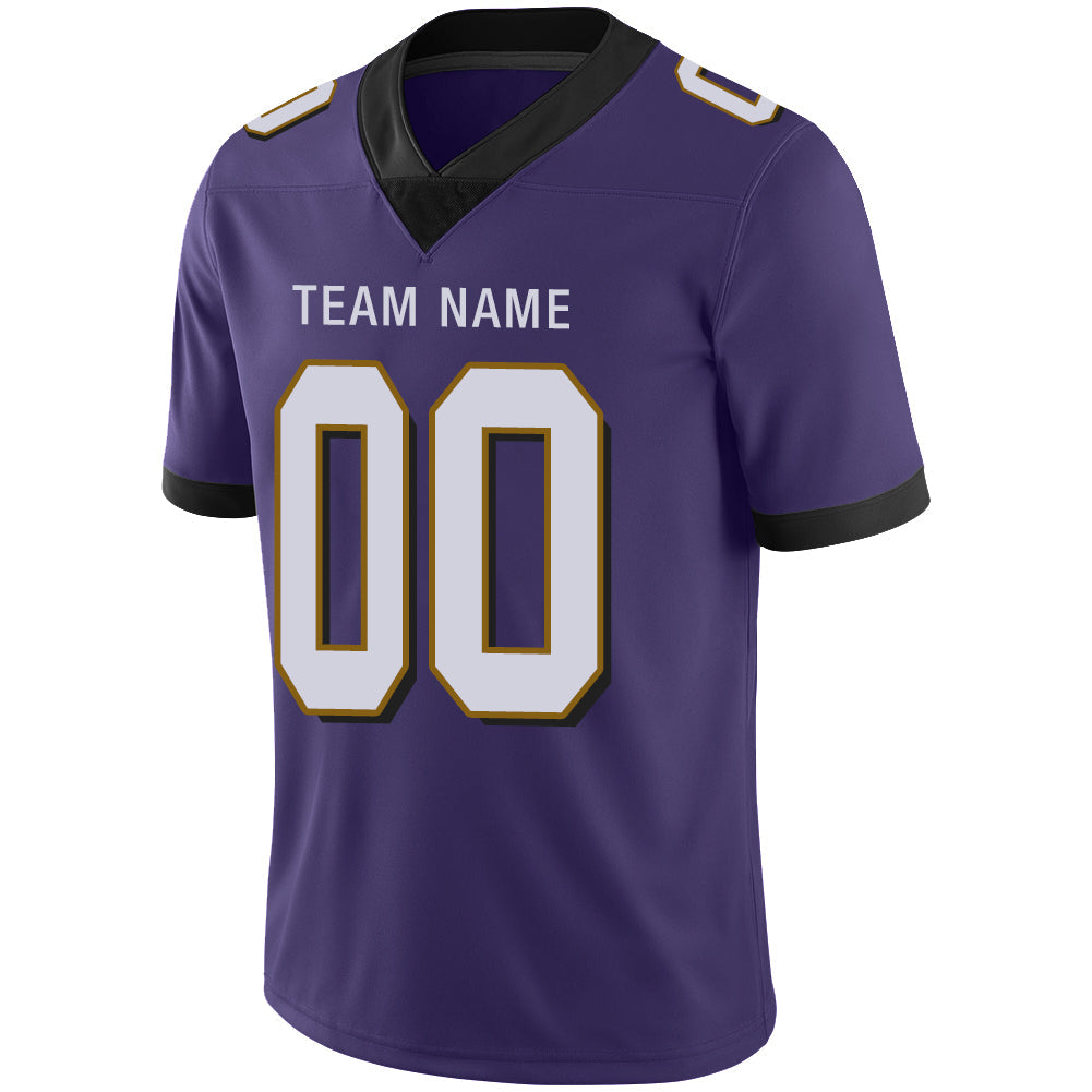 Custom Purple Football Shirt Top
