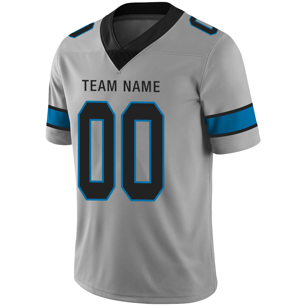 Custom Grey Football Shirt Top