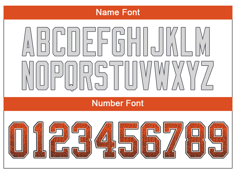 Custom Orange Football Shirt Top