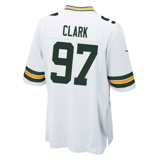 Custom #97 White GB Football Shirt Top