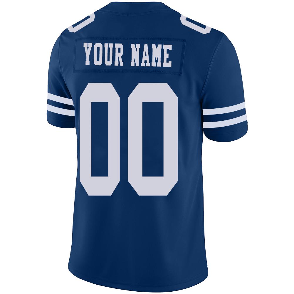 Custom Blue DAL Football Shirt Top