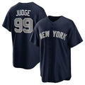 Custom #99 Navy NYY Baseball Shirt Top