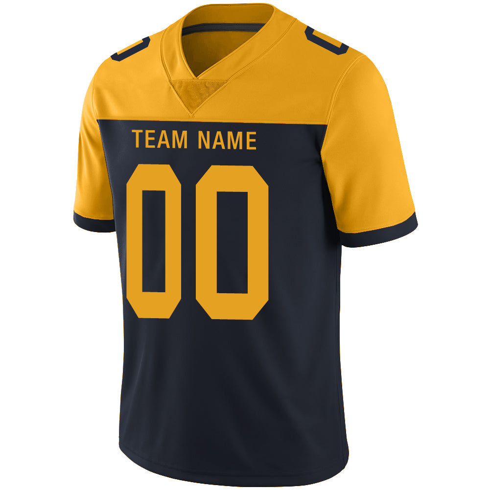 Custom Navy GB Football Shirt Top