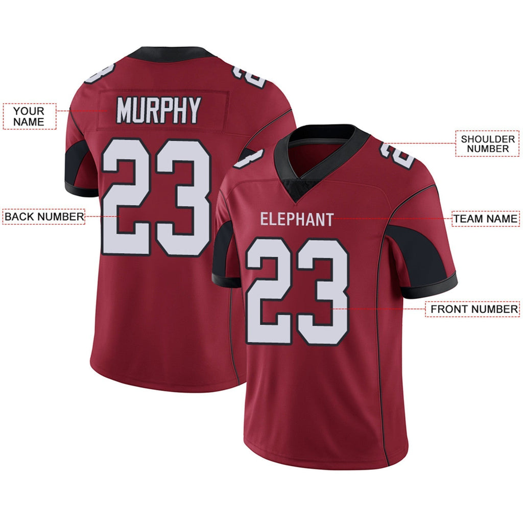 Custom Red Football Shirt Top