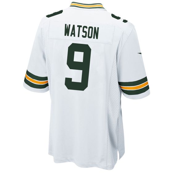 Custom #9 White GB Football Shirt Top
