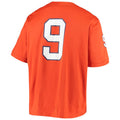 Custom #9 Orange Football Shirt Top