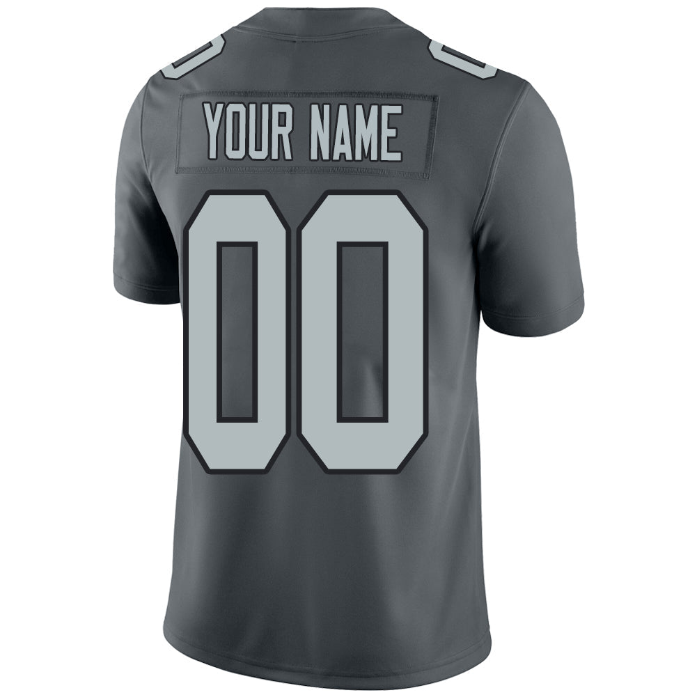 Custom Grey LV Football Shirt Top