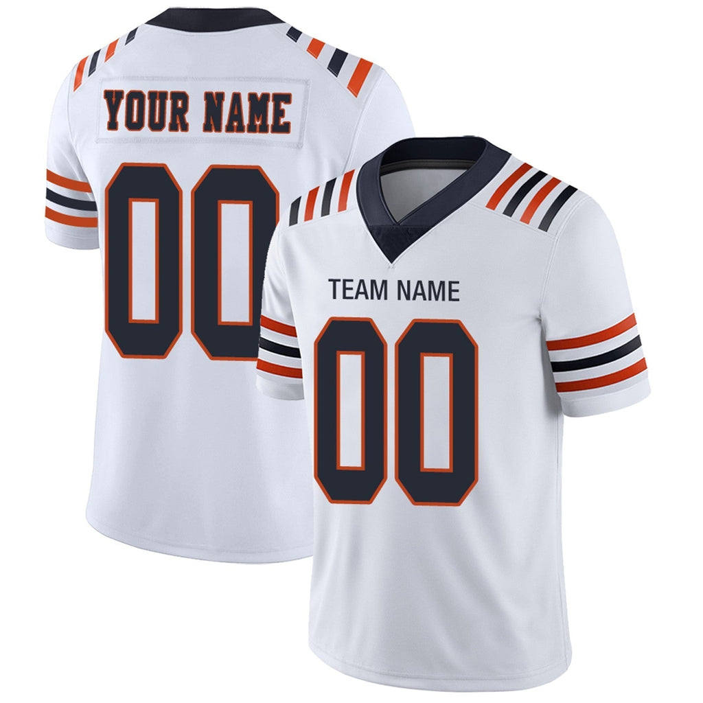 Custom Navy CHI Football Shirt Top
