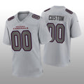 Custom Gray Football Shirt Top