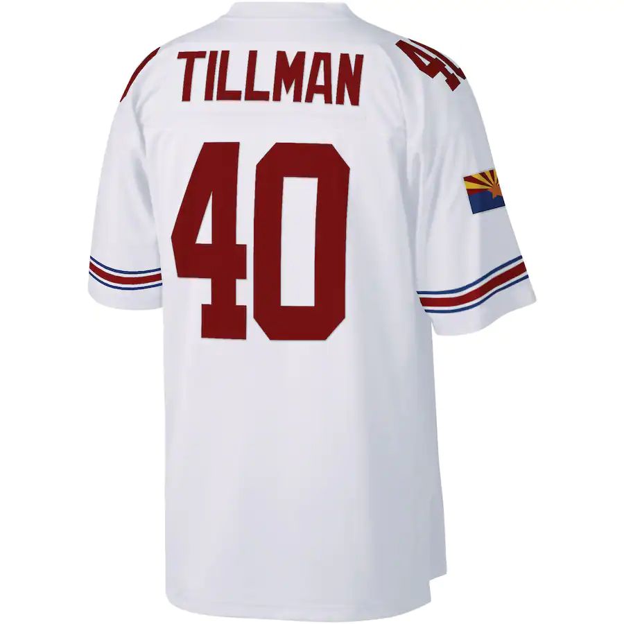 Custom #40 White Football Shirt Top