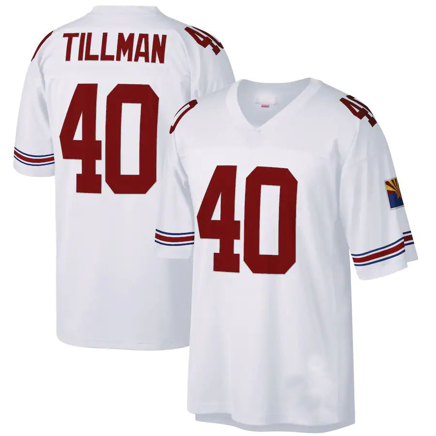 Custom #40 White Football Shirt Top